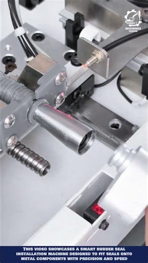 Smart Rubber Seal Installation Machine • Precision Fitting with Automation! #machinery #automation
