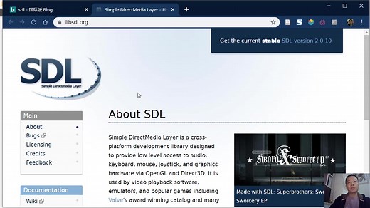 C/C++案例教学--从底层做个简单的GUI程序--视频2--对SDL库进行调研的过程--基于C语言和SDL库