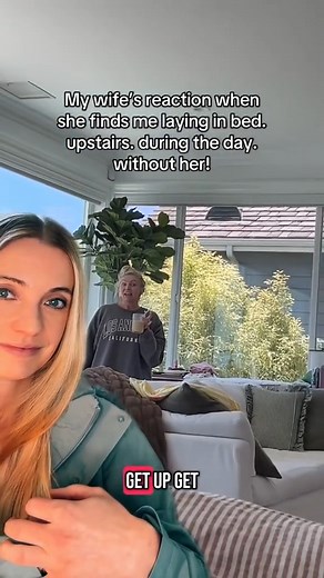 Wife's Reaction to Finding Husband Relaxing in Bed! #reels #relationships #man #woman #toxicrelationship | emilywking