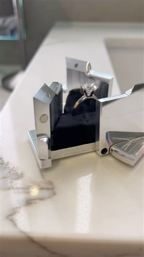 A happy customer’s @tiffanyandco diamond ring in their Kinetacube Ring Box. #enjoydof #degreesoffreedom #kinetacuberingbox #kinetacube #kineticringbox #ringbox #ring #engagementringinspiration #engagementring #diamonds #diamonds #tiffany #tiffanyandco #proposal #shesaidyes #instagram #instapic #instagood #reels #reelsinstagram | Degrees of Freedom