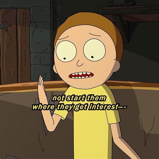 Rick: Pushing old lighthouse keepersdown the stairs is totally cool. #rickandmorty #shorts #cartoon