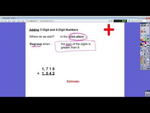 1.7 Multidigit Addition