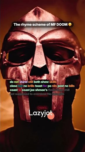 MF DOOM - Figaro | Rhyme Scheme Breakdown