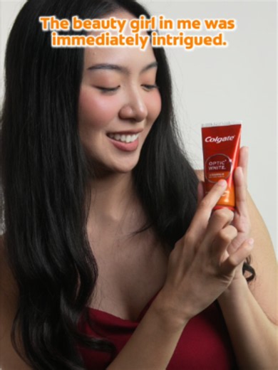 Colgate Vitamin C oral care routine for brighter teeth