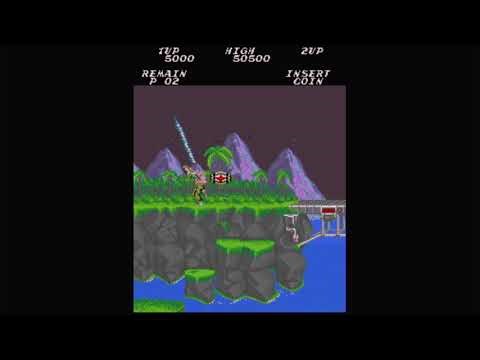 Contra - (Arcade) short play... this game is so good