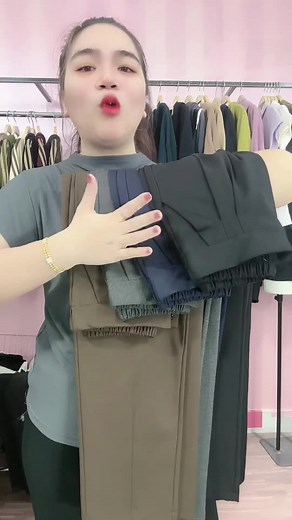 Màu nào cũng muốn chốt ạ, quần bigsize chân ái cho mấy chị đây #quan9tac #quanbaggy #quanbigsize