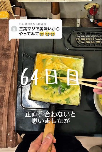 だし巻き卵のレシピと三つ葉の組み合わせ