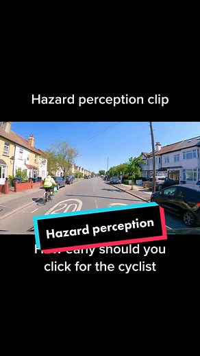 Hazard perception clip #hazardperception #drivingtheorytest #theoryvidz #drivingtest #learntodrive