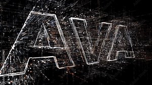 4k Java Programming language word tag cloud;binary computer code.The Matrix style binary computer code shaped text design animation;changing from zero to one digits;abstract future tech background.