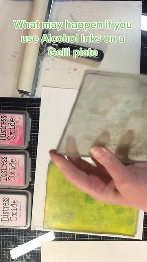 Exploring Alcohol Ink Techniques on Gelli Plates