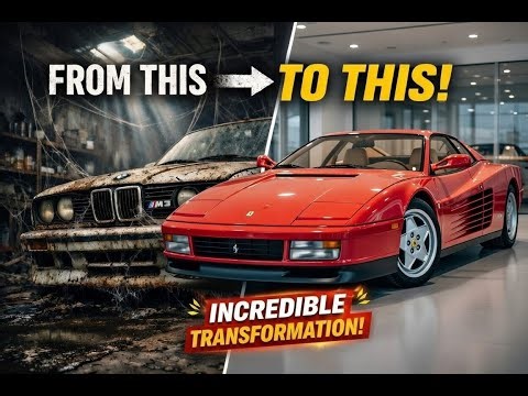 The Most Iconic 80s Supercar Restoration Ferrari Testarossa 1989| ASMR