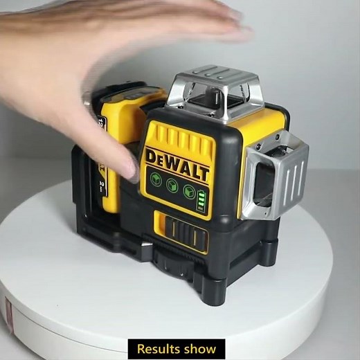 Dewalt DW089LG 12-Line Green Beam Laser Level - 360° 3-Side Coverage,