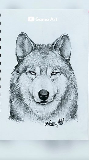 Gamo Art on Instagram: "Cómo dibujar un lobo realista 🔥 En mi canal de Youtube “Gamo Art” hay más tutoriales 🤩 #dibujolapiz #dibujos #dibujosrapidos #dibujosacolor #dibujodeldia #dibujoalapiz #dibujosrealistas #drawing #drawanime #dibujo #reels #instaart #lobo #leon #wolf"