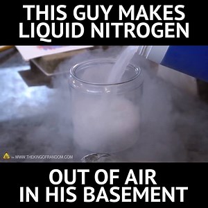 The King of Random gives us an exclusive look at his LIQUID NITROGEN generator. Grant Thompson, who is the King of Random, explains exactly where liquid nitrogen comes from and how he can pull it directly out of the air in his basement. | Jerry Rig Everything