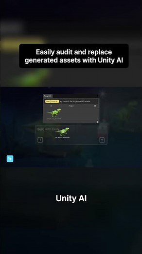 Easily audit and replace generated assets with Unity AI