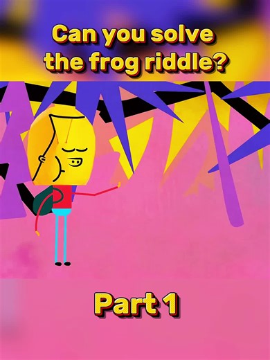 Can you solve the frog riddle? - Part 1 #usa #fyp #viral #ted | ted riddles