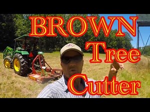 THE BROWN TREE CUTTER “Before And After”🌲🌲🌲at Hollis Farms