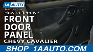 How To Remove Front Door Panel 1995-2005 Chevy Cavalier