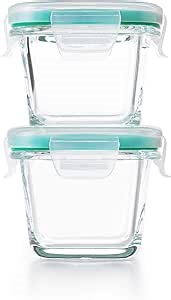 OXO Good Grips 4-Piece Smart Seal Leakproof Mini Glass AirtightContainer Set