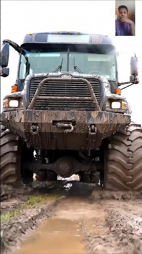 Monster Mud Bus Power! 🚌💥 Extreme Off-Road Beast in Action#shorts