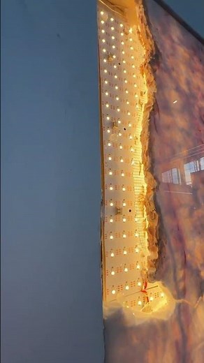 Use LED light Sheets for Backlighting Marble, Ideal for Tabletop or Wall Designs - superlightingled