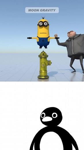 Stuart Meets Fire Hydrant - Unlikely Encounter | Minion Noot Noot Squad