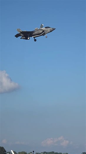 F35B Hovering Demonstration at Oshkosh 2025