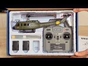Micro Bell UH-1 Huey🫡 | Unboxing & Maiden Flight | RC ERA C032 | RTRHobby
