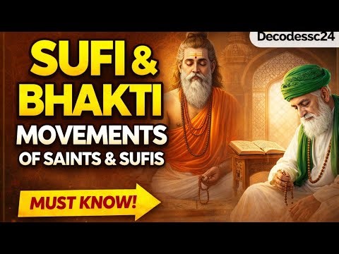 Sufi and Bhakti Movement Explained in 10 Minutes | SSC Must Watch