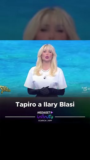 1.2M views · 10K reactions | Valerio Staffelli ha consegnato il Tapiro d'oro a Ilary Blasi e non sono mancati momenti esilaranti durante la consegna  Guarda "Striscia la notizia" in streaming su #MediasetInfinity https://mediasetinfinity.mediaset.it/video/striscialanotizia/tapiro-a-ilary-blasi-ma-a-chi-piacciono-i-normodotati_F312062001179C23 | Mediaset Infinity | Facebook