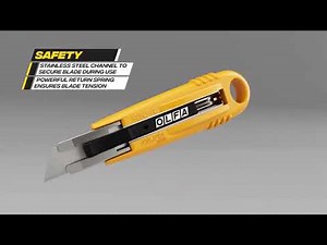 OLFA SK-4 Safety Knife – Self-Retracting Blade Technology