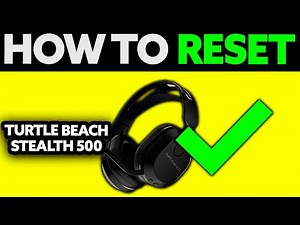 How To Reset Turtle Beach Stealth 500 (2025) - Step by Step