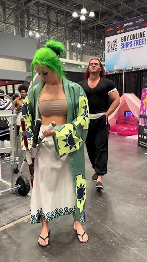 Mercy Saves Zoro from Yujiro in Epic Cosplay Overwatch Moment