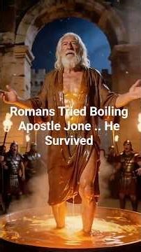 They Tried Boiling Him Alive… Apostle John Survived #historyshorts #biblicalhistory