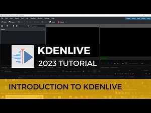 Kdenlive Introduction 2023 Tutorial - Beginner Basics