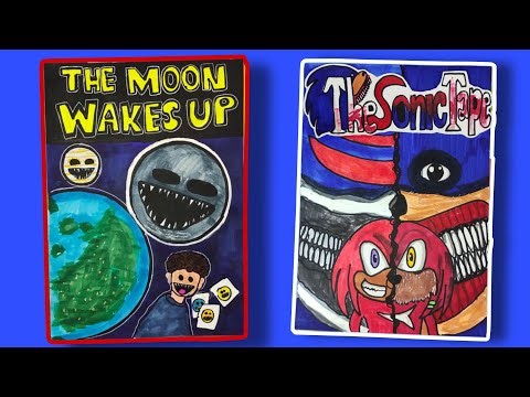 Making THE MOON WAKES UP🌕 VS SHIN SONIC TAPES📺Game Book😱(+Jupiter WakeUp & Sonic Squishy)Full Game..