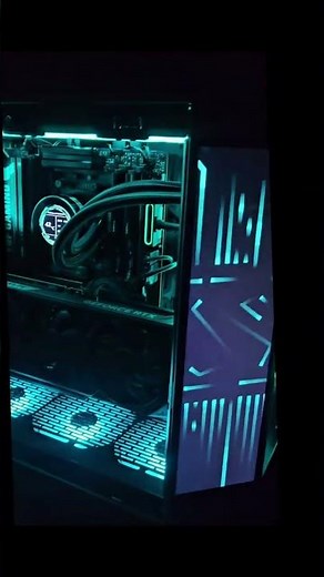 AXIOM full LCD Gaming PC #pcbuild #computer