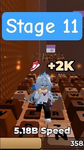 World 1 Stage 11 is IMPOSSIBLE on Mobile! 😭 +1 Speed Keyboard Escape Roblox Obby