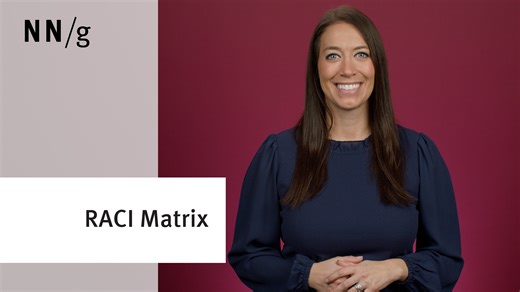 RACI for UX Roles and Responsibilities (Video)