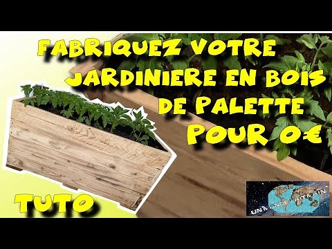 Making a pallet planter, DIY, easy, free, very easy