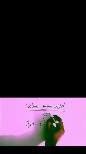 Valine amino acid structure.