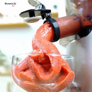 3 in 1 Multi Juicer (Juicer, Sorbet Maker, Smoothie Maker) The product can be widely used for making juice as well as ice cream and smoothies. Replace the juice strainer with a blank strainer for ice cream, and with a smoothie strainer for soft smoothies. more- https://www.shopkuvings.com/products/whole-slow-juicer-elite-c7000s | Kuvings