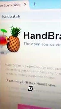 how to reduce your video size using hand brake software.