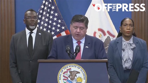 🚨WATCH: JB Pritzker begins his news conference by saying he wants to respond to President Trump's "unhinged remarks." "No, I will not call the president asking him to send troops to Chicago." | Off The Press