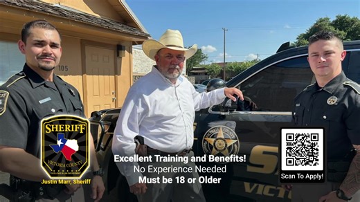 6.7K views · 30 reactions | The VCSO is hiring! We have current openings for Detention Officer, Certified Medical Assistant, Kitchen Officer, LVN, Maintenance Officer, 911 Tele-Communications Officer and Assistant Financial Officer. Victoria County offers excellent benefits, health insurance, retirement and paid time off. Check out the job positions on our county website at https://www.victoriasheriff.org/page/so.employment | Victoria County Sheriff's Office | Facebook