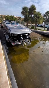 When you see a Cigarette 38 Top Gun backing in on a MYCO Trailer at the boat ramp>>>>> #pullitinstyle | MYCO Trailers