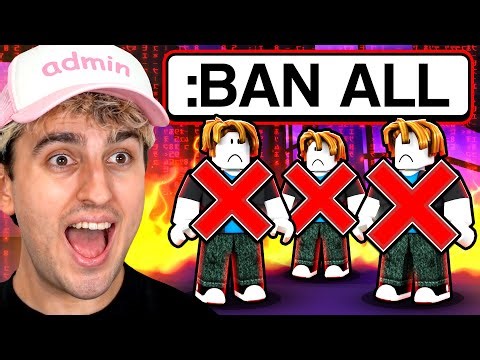 Cheating in Roblox with ADMIN COMMANDS!