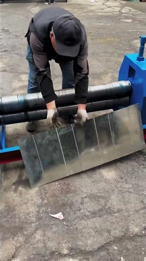 Electric rib pressing machine tests one-time forming of corrugated ribs #frictionwelding