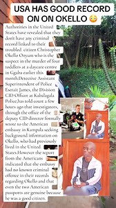 US Authorities Confirm No Criminal Record for Christopher Okello