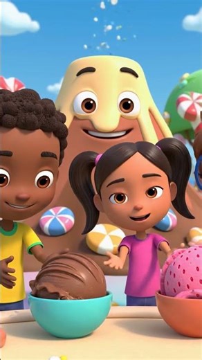 Ice cream volcano #reevan #kids24x7infotainment #funny